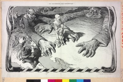 O incubo dos Habsburgos ("Le Cauchemar des Habsbourg") de Unknown photographer