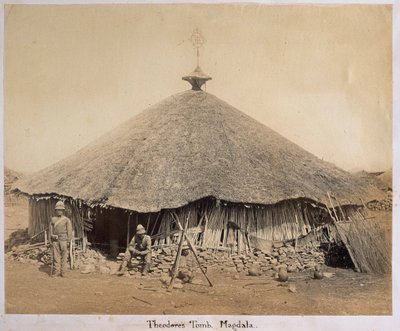 Túmulo de Theodores, Magdala, Abissínia de Unknown photographer