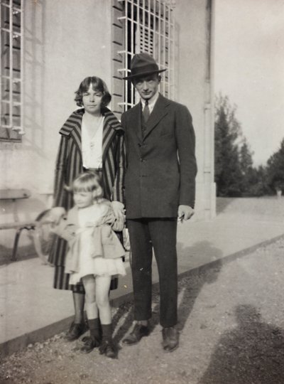 Três membros da família Torrigiani na Villa de Vico d