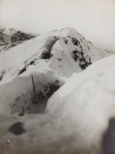 Primeira Guerra Mundial: paisagem de montanha de Unknown photographer