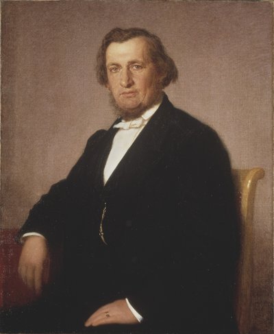 André Oskar Wallenberg, c.1870 (óleo sobre tela) de Uno Troili