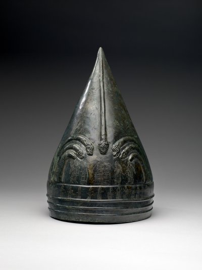 Capacete, 850-700 AC (bronze) de Urartian