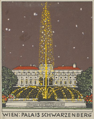 Viena: Palais Schwarzenberg, 1908. de Urban Janke.