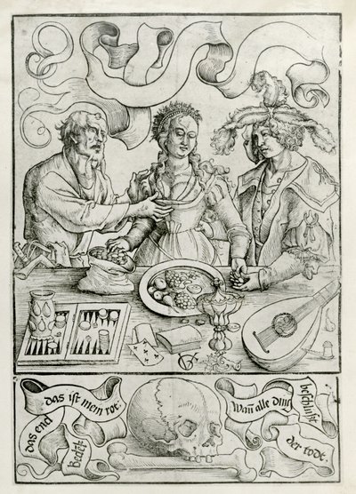 Amor mercenário, c.1511 (xilogravura) de Urs (1485 1528) Graf