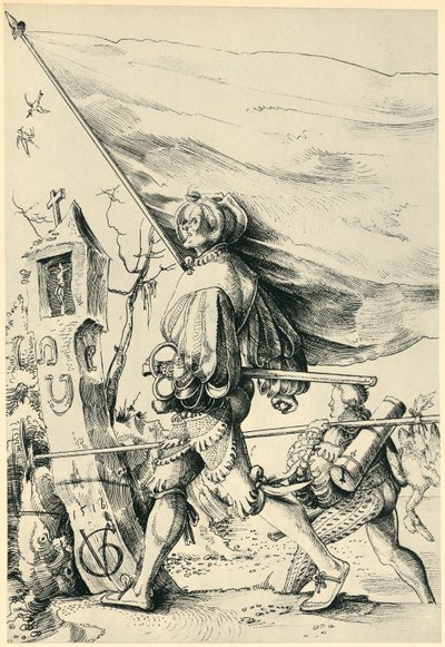Mercenaries, 1516, 1943. de Urs Graf
