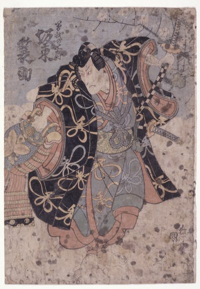 Banda? Minosuke In The Role Of Soga Gor? (impressão em bloco de madeira a cores) de Utagawa (1786 1865) Kunisada