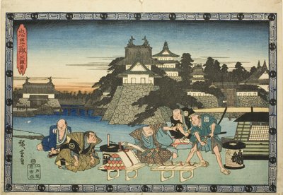 Ato 3 (Sandanme), da série "A Vingança dos Retentores Leais (Chushingura)" de Utagawa Hiroshige