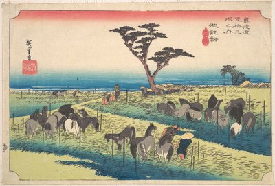 Chiryu, Shuka Uma Ichi de Utagawa Hiroshige