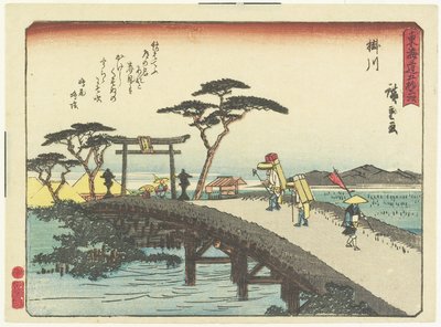 Kakegawa, 1837-1844 de Utagawa Hiroshige