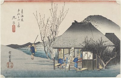Maruko - famosa casa de chá, c. 1833 de Utagawa Hiroshige