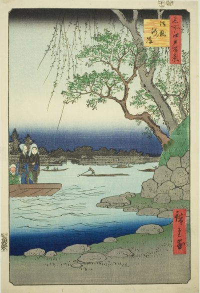 Omaya gashi, da série ``Ridge dre d fa net s view ws of Edo (One Hundred Famous Views of Edo)