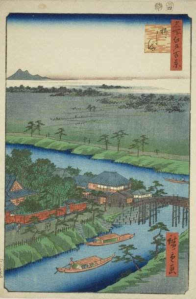 Yanagishima, da série `` Ridge dre d fa net s views of Edo (One Famous Views of Edo)