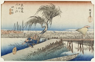 Yokkaichi: rio Mie de Utagawa Hiroshige