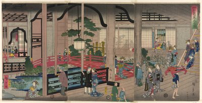 Pessoas inteligentes Yokohama de Utagawa Hiroshige II