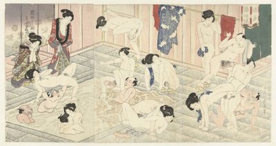 Balneário em Hakone de Utagawa Kunisada (I)