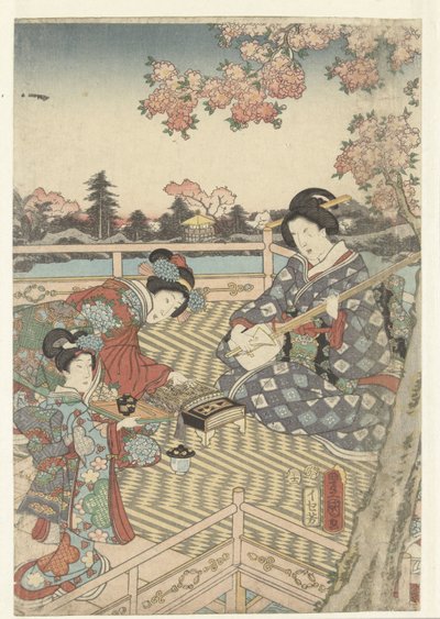 Um banquete de Primavera para os Genji Orientais
Azuma Genji hana no yuen de Utagawa Kunisada (I)