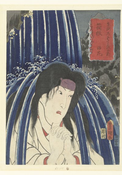 Hatsuhana em Hakone Hakone Hatsuhana 53 segundos Tokaido Goju-san no Uchi de Utagawa Kunisada (I)