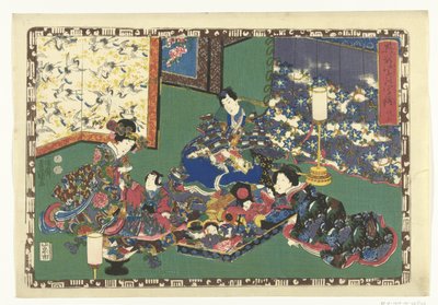Capítulo 23
Imagens fiéis do Príncipe Magnífico (título da série)
Sono sugata Hikaru no utsushi-e (título da série sobre o objecto) de Utagawa Kunisada (I)