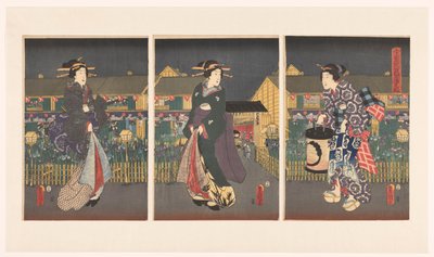 Irriga em plena floração
Zensei hana shobu no zu (título sobre o objecto) de Utagawa Kunisada (I)