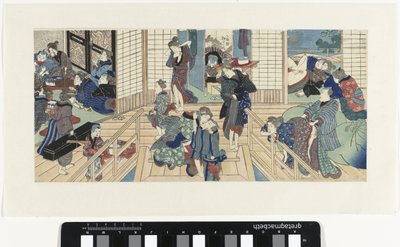 Cenas num bordel de Utagawa Kunisada (I)