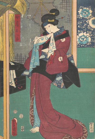 Impresso, século 19., século 19. de Utagawa Kunisada