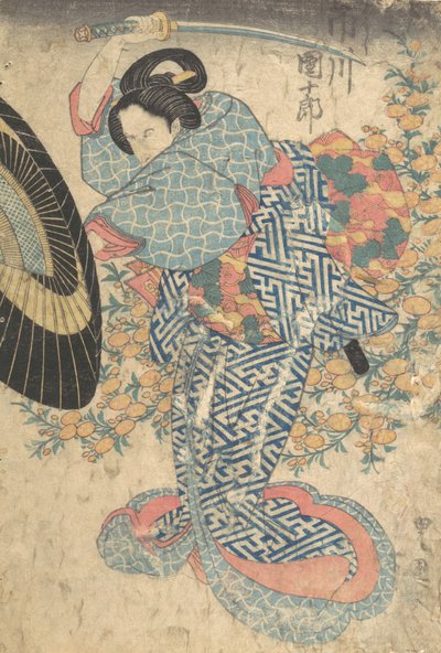 Impresso, século 19., século 19. de Utagawa Kunisada
