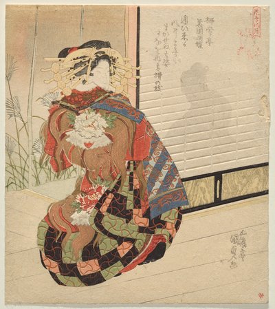 Vento, da série Pássaro e Flor, Vento e Lua de Utagawa Kunisada