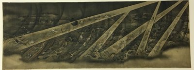 Tempestade de Utagawa Kunitoshi