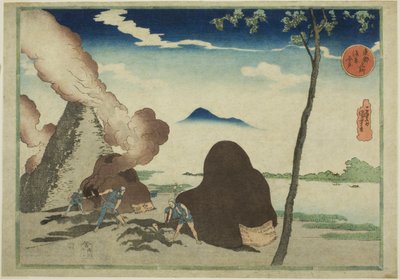 Asakusa Imado, da série "Lugares Famosos na Capital Oriental (Toto Meisho)" de Utagawa Kuniyoshi