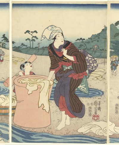 D echo suit ta Mari VIE Rin pro Vinci nos EUA é de Utagawa Kuniyoshi