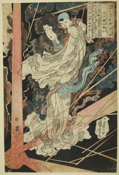 Inu-e Shinbyo-e Masashi, da série Te de Utagawa Kuniyoshi