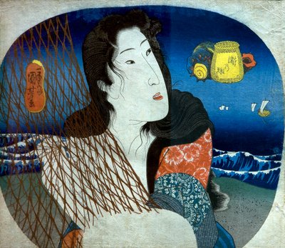 Jewel of the Seashore (Nagisa no tama), c.1836 de Utagawa Kuniyoshi