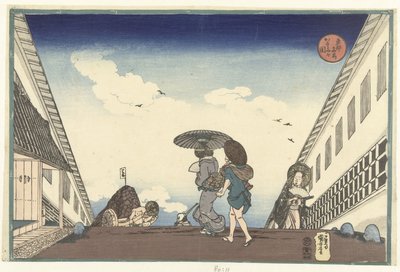 Kasumigaseki (título sobre o objecto)
Lugares famosos na capital oriental (título da série)
Toto meisho (título da série sobre o objecto) de Utagawa Kuniyoshi