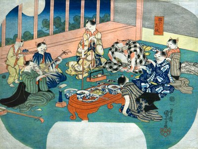 Nada de sakari, c.1843 de Utagawa Kuniyoshi