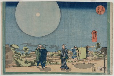Novo Yoshiwara (Shin Yoshiwara), da série Lugares Famosos na Capital Oriental de Utagawa Kuniyoshi