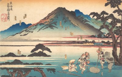 Iso, Odawara, Hakone, Mishima, Numazu, 1840. de Utagawa Kuniyoshi