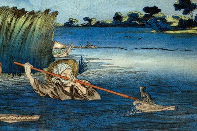 Foto do Rio Miyato de Utagawa Kuniyoshi