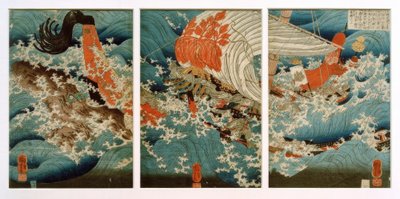 A vítima de Yojibei de Utagawa Kuniyoshi