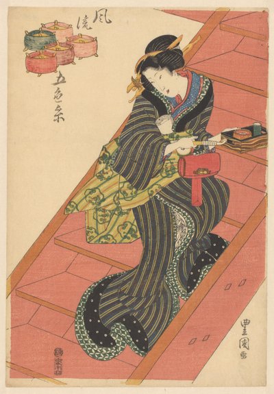 Een courtisane de Utagawa Toyokuni (I)
