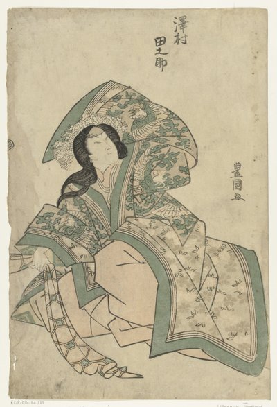 Sawamura Tanosuke (título no objeto) de Utagawa Toyokuni (I)
