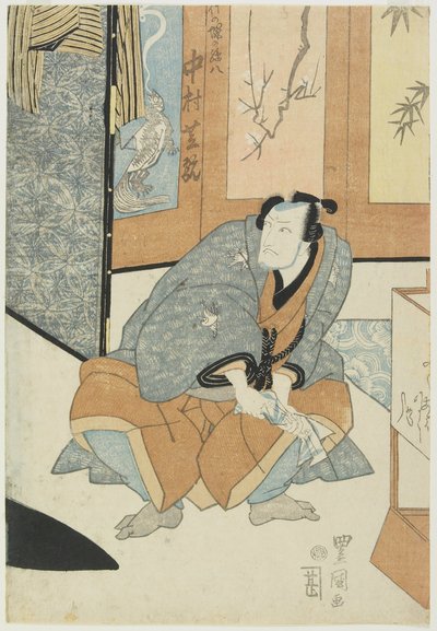 O ator Nakamura Shikan como Magohachi de Takenozuka de Utagawa Toyokuni