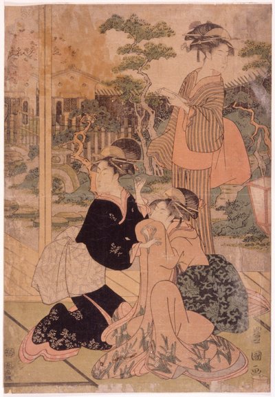 Três belezas de Utagawa Toyokuni