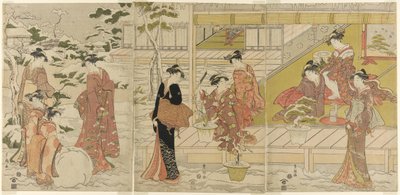 Uma paródia da máquina f8 de Utagawa Toyokuni I