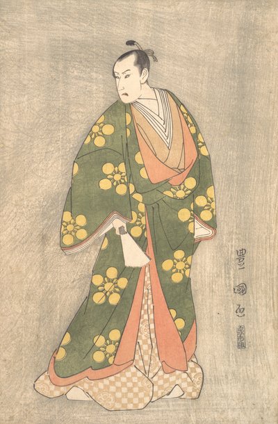 Bando Hikosaburo III no Papel de Sugawara no Michizane, ca. 1796. de Utagawa Toyokuni I