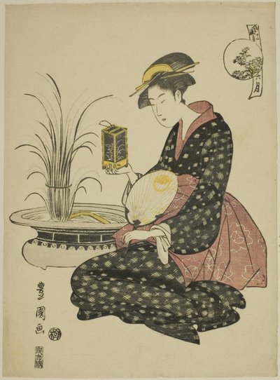 O Sexto Mês (Roku gatsu), da série "Fashionable Doze Meses (Furyu junikagetsu)" de Utagawa Toyokuni I