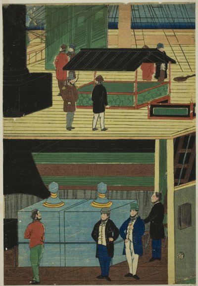A proposta do intelectualista American S tea p de Utagawa Yoshikazu