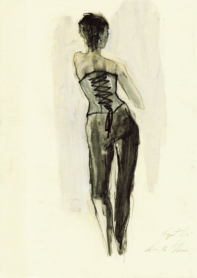 Esboço de um espartilho elegante de Ute Rathmann