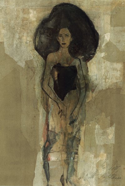 Mulher elegante de cabelo escuro de Ute Rathmann