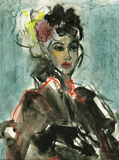 Retrato de moda elegante de Ute Rathmann