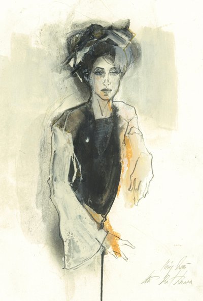 Retrato de uma mulher elegante de Ute Rathmann